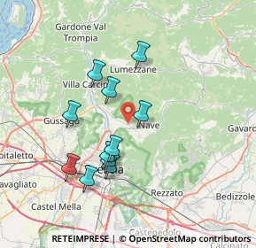 Mappa Via Scuole, 25075 Nave BS, Italia (6.40909)