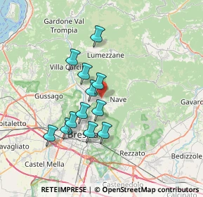 Mappa Via Scuole, 25075 Nave BS, Italia (5.93417)