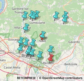 Mappa Via Monte Conche, 25075 Nave BS, Italia (7.76526)