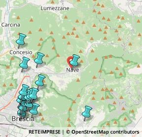 Mappa Via Monte Conche, 25075 Nave BS, Italia (6.1155)