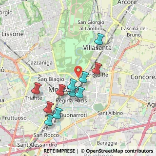 Mappa Via Raffaele Merelli, 20052 Monza MB, Italia (1.82727)