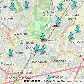 Mappa Via Raffaele Merelli, 20052 Monza MB, Italia (2.95833)