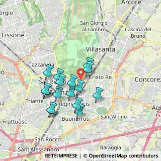 Mappa Via Raffaele Merelli, 20052 Monza MB, Italia (1.55188)
