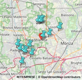 Mappa Via Giuseppe Parini, 20834 Nova Milanese MB, Italia (3.49)