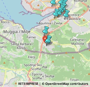 Mappa Via Farnei, 34015 Muggia TS, Italia (2.2)