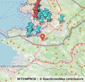 Mappa Via Farnei, 34015 Muggia TS, Italia (3.97)