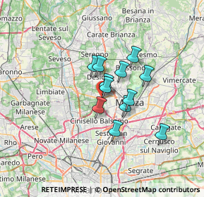 Mappa Viale della Repubblica, 20853 Muggiò MB, Italia (4.42667)