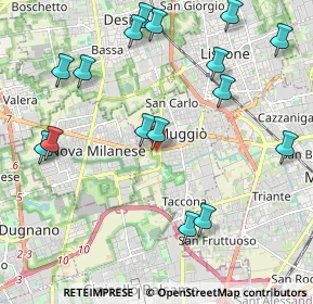 Mappa Viale della Repubblica, 20853 Muggiò MB, Italia (2.42313)