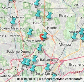 Mappa Viale della Repubblica, 20853 Muggiò MB, Italia (5.861)