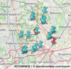 Mappa Viale della Repubblica, 20853 Muggiò MB, Italia (3.436)