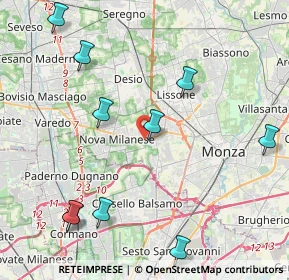 Mappa Viale della Repubblica, 20853 Muggiò MB, Italia (5.27818)