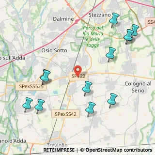 Mappa Viale Friuli, 24049 Verdello BG, Italia (5.26583)