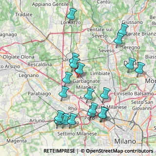 Mappa Vicolo Sant'Ambrogio, 21042 Caronno Pertusella VA, Italia (8.742)