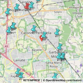 Mappa Vicolo Sant'Ambrogio, 21042 Caronno Pertusella VA, Italia (3.2545)