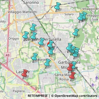 Mappa Vicolo Sant'Ambrogio, 21042 Caronno Pertusella VA, Italia (2.2)