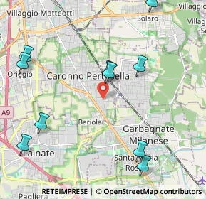 Mappa Vicolo Sant'Ambrogio, 21042 Caronno Pertusella VA, Italia (2.71273)