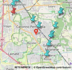 Mappa Vicolo Sant'Ambrogio, 21042 Caronno Pertusella VA, Italia (2.44667)