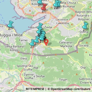 Mappa SP13, 34015 Muggia TS, Italia (1.682)