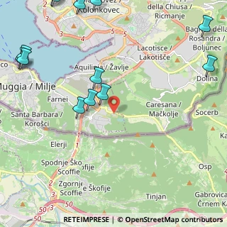 Mappa SP13, 34015 Muggia TS, Italia (3.16615)