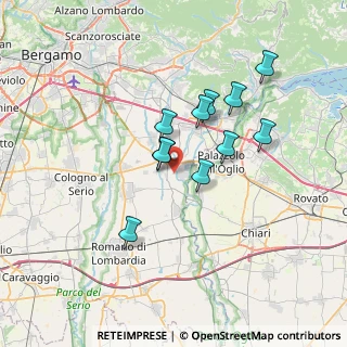Mappa Via per Mornico, 24050 Palosco BG, Italia (5.67818)