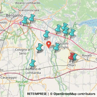 Mappa Via Mornico, 24050 Palosco BG, Italia (7.24308)