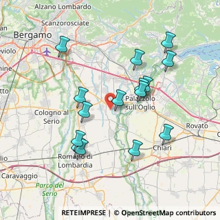 Mappa Via per Mornico, 24050 Palosco BG, Italia (7.47867)