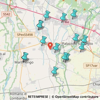 Mappa Via per Mornico, 24050 Palosco BG, Italia (4.224)