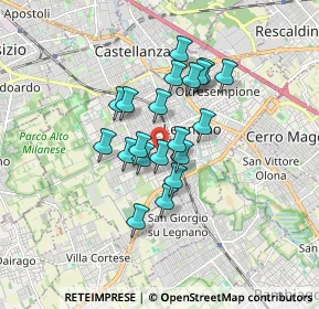 Mappa Parchetto Rossini, 20025 Legnano MI, Italia (1.2465)
