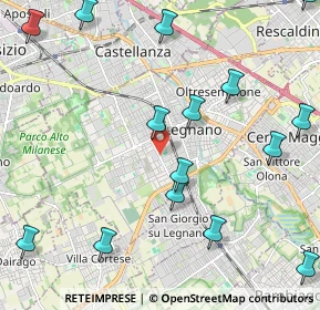 Mappa Parchetto Rossini, 20025 Legnano MI, Italia (2.8525)