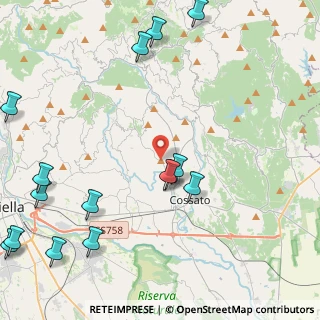 Mappa Frazione Mombello, 13854 Quaregna BI, Italia (5.86333)