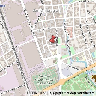 Mappa Via modena 11, 20025 Legnano, Milano (Lombardia)