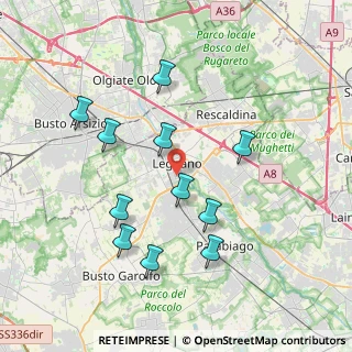 Mappa Via Silvio Pellico, 20025 Legnano MI, Italia (3.72273)