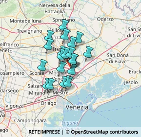 Mappa Via Giovan Battista Tiepolo, 31021 Mogliano Veneto TV, Italia (8.5975)