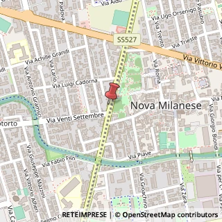 Mappa Via Giuseppe Garibaldi, 44, 20834 Nova Milanese, Monza e Brianza (Lombardia)
