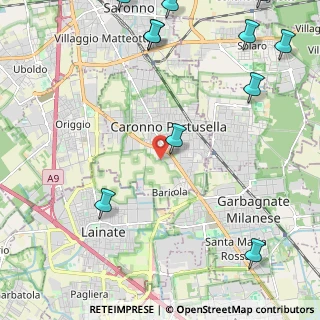Mappa Via Milano, 21042 Caronno Pertusella VA, Italia (3.22364)