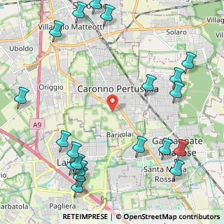 Mappa Via Milano, 21042 Caronno Pertusella VA, Italia (2.9505)