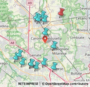 Mappa Via Milano, 21042 Caronno Pertusella VA, Italia (4.32267)
