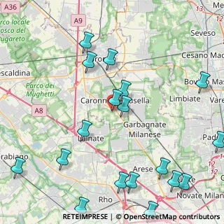 Mappa Via Milano, 21042 Caronno Pertusella VA, Italia (5.53833)