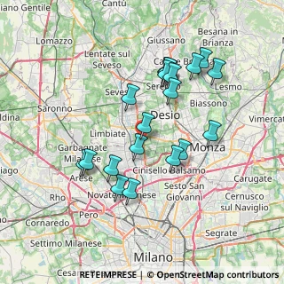 Mappa H5QF+G8, 20037 Paderno Dugnano MI, Italia (6.7785)