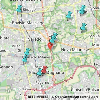 Mappa H5QF+G8, 20037 Paderno Dugnano MI, Italia (2.60727)