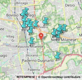 Mappa H5QF+G8, 20037 Paderno Dugnano MI, Italia (1.72882)