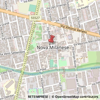 Mappa Via Paolo Mariani, 6, 20834 Nova Milanese, Monza e Brianza (Lombardia)
