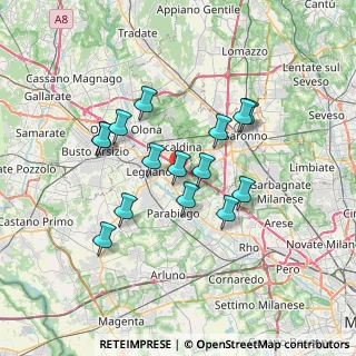 Mappa Via Regina Margherita, 20023 Cerro Maggiore MI, Italia (5.97467)