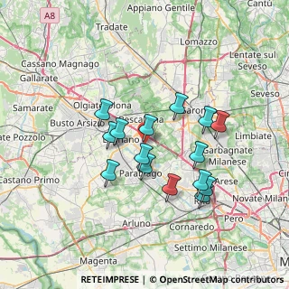 Mappa Via Regina Margherita, 20023 Cerro Maggiore MI, Italia (6.09467)