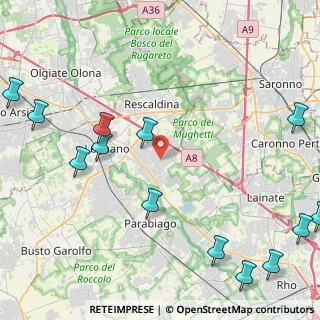 Mappa Via Regina Margherita, 20023 Cerro Maggiore MI, Italia (6.14385)