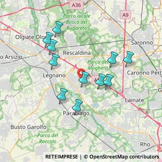 Mappa Via Regina Margherita, 20023 Cerro Maggiore MI, Italia (3.54455)