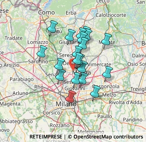 Mappa 20835 Muggiò MB, Italia (10.0045)