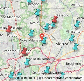 Mappa 20835 Muggiò MB, Italia (5.7775)