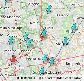 Mappa 20835 Muggiò MB, Italia (5.23154)