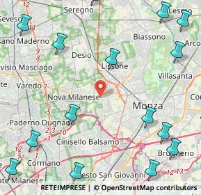 Mappa 20835 Muggiò MB, Italia (6.66412)